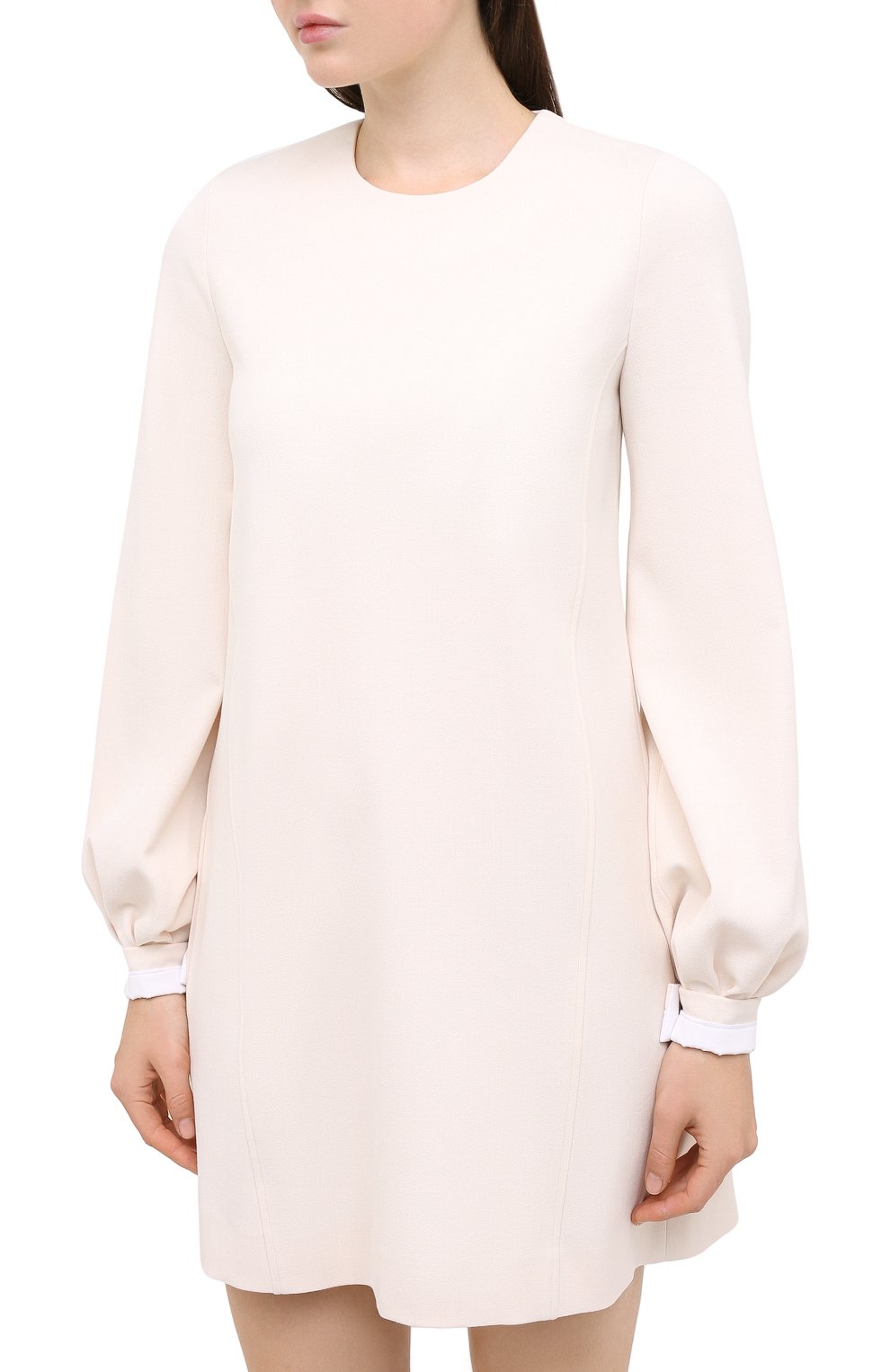Платье VICTORIA, VICTORIA BECKHAM кремового цвета по цене 39950 руб., арт. 2320WDR001635C, фото 3 Платье VICTORIA, VICTORIA BECKHAM, арт. 2320WDR001635C, фото 3