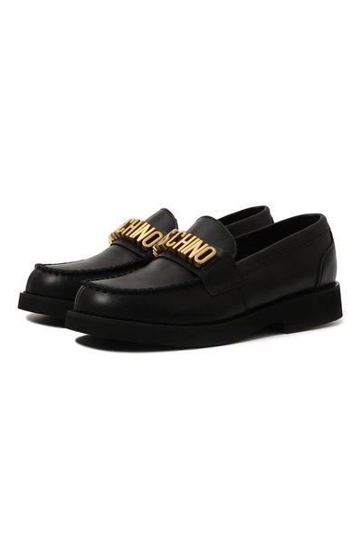 Кожаные лоферы MOSCHINO, арт. 80629/VAR1/36-40