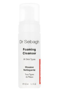 Очищающая пенка для снятия макияжа для всех типов кожи foaming cleanser (150ml) DR SEBAGH бесцветного цвета, арт. 2002 | Фото 1 (Материал внутренний: Не назначено; Региональные ограничения белый список (Axapta Mercury): Не проставлено; Тип продукта: Пенки / Муссы; Нос: Не проставлено; Назначение: Для лица; Статус проверки: Проверена категория; Ограничения доставки: flammable)