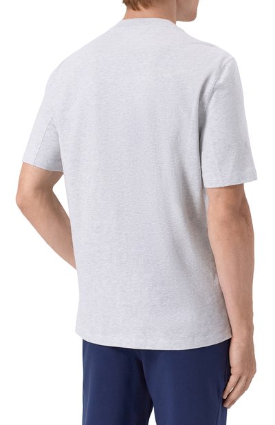 Хлопковая футболка BRUNELLO CUCINELLI, арт. M0B138517, фото 4