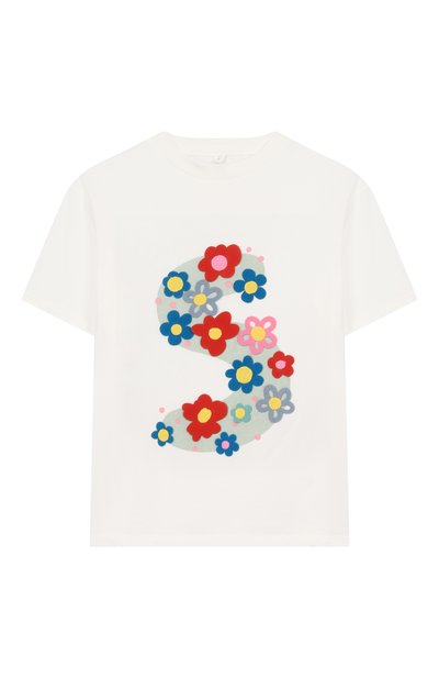 Хлопковая футболка STELLA MCCARTNEY, арт. TY8B31