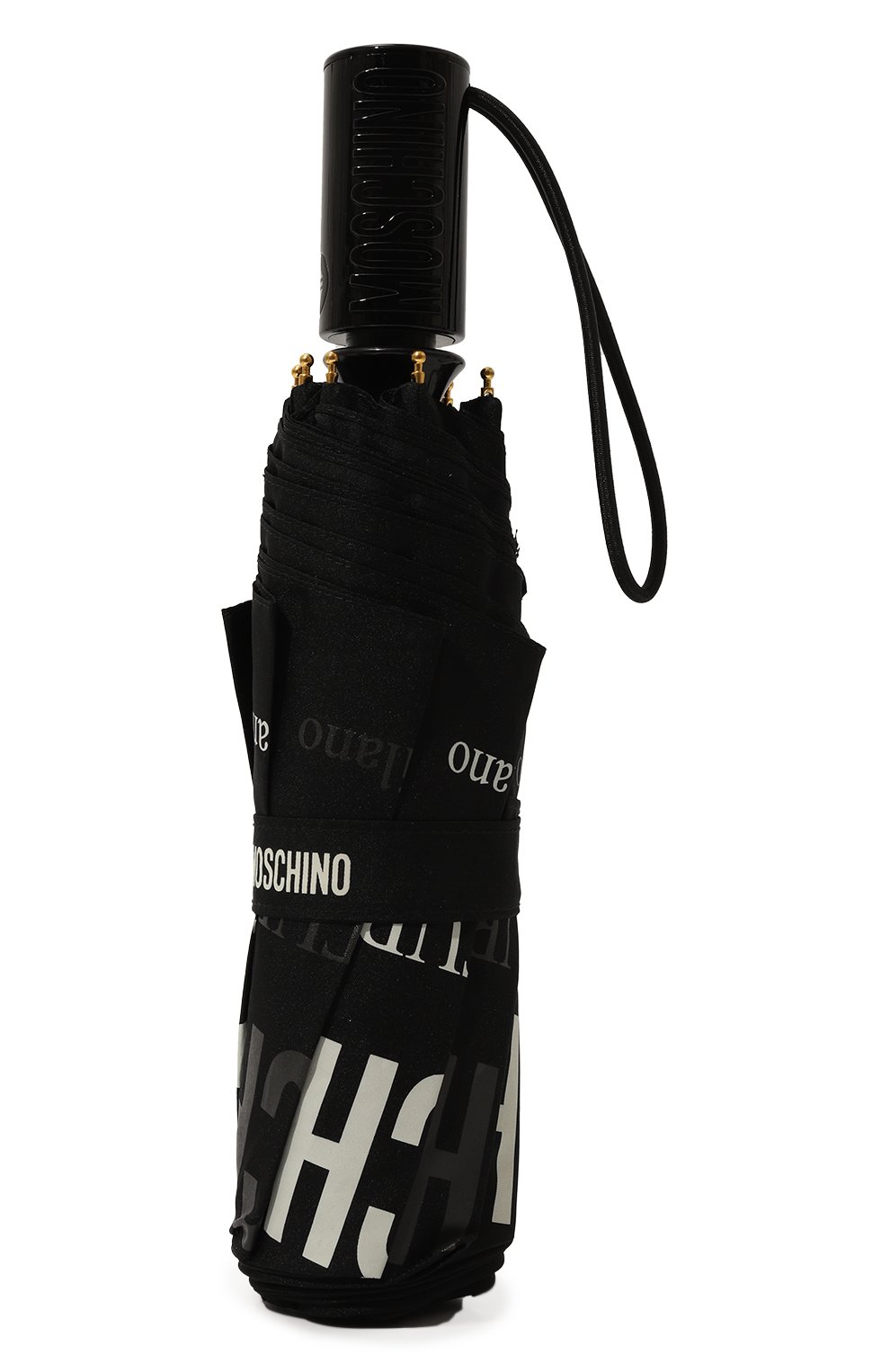 Складной зонт MOSCHINO черного цвета по цене 7810 руб., арт. 8870-0PENCL0SEA, фото 5 Складной зонт MOSCHINO, арт. 8870-0PENCL0SEA, фото 5