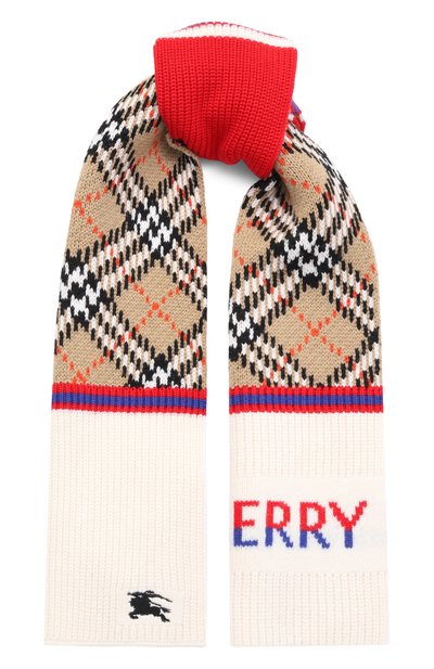 Шерстяной шарф BURBERRY, арт. 8117380