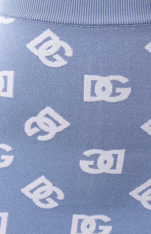 Юбка из вискозы Dolce & Gabbana FX002T/JFMGT Голубой  FX002T/JFMGT Фото 6