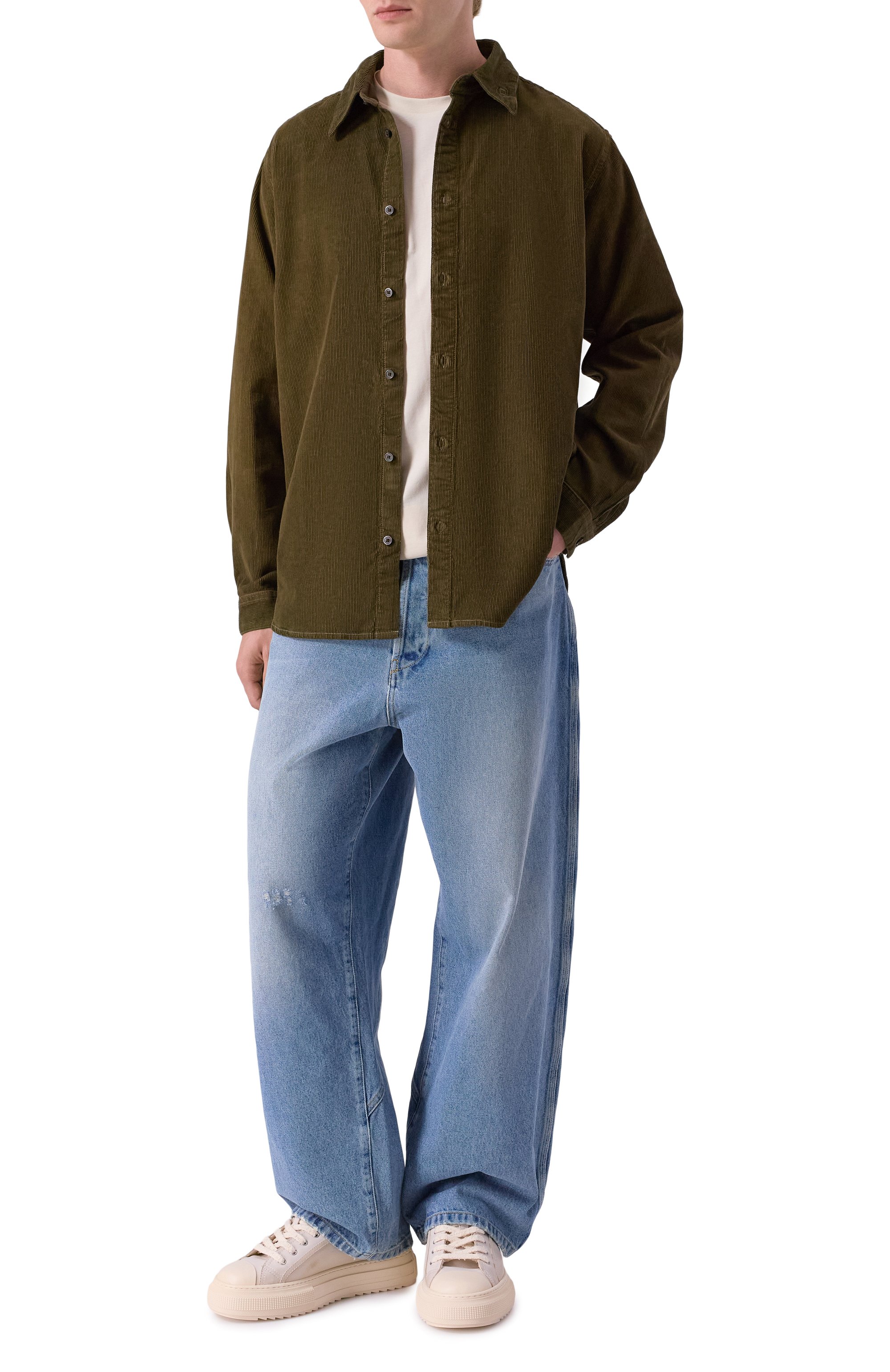 Вельветовая рубашка DIESEL, арт. A19384/0AJFQ, фото 2