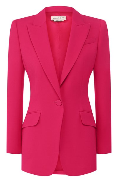 Жакет из смеси шерсти и шелка ALEXANDER MCQUEEN, арт. 610279/QJAAA, фото 1