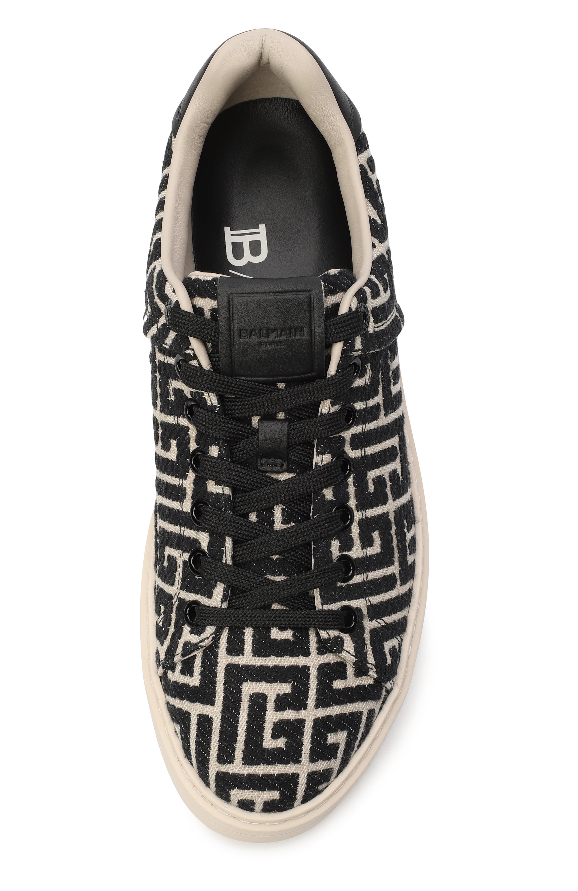 Текстильные кеды b-court BALMAIN, арт. GN1VI690/TJCM, фото 6