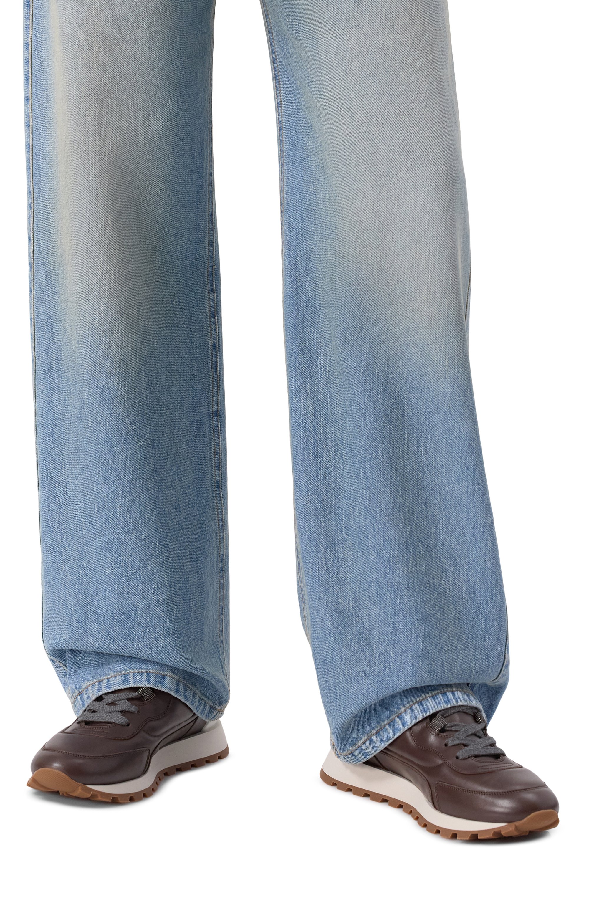 Кожаные кроссовки BRUNELLO CUCINELLI, арт. MZSKG3025P, фото 3