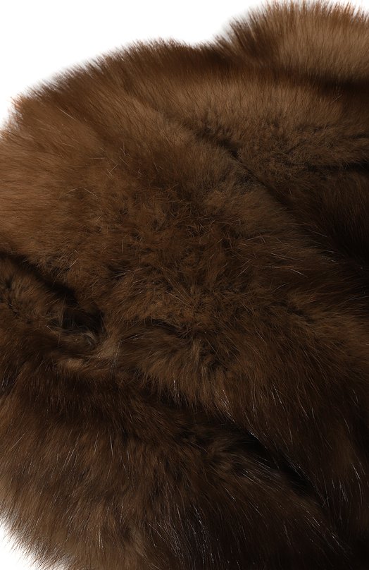 Шапка Шарпей-березка из меха соболя FurLand 0016303210070200007 Коричневый  0016303210070200007 Фото 4