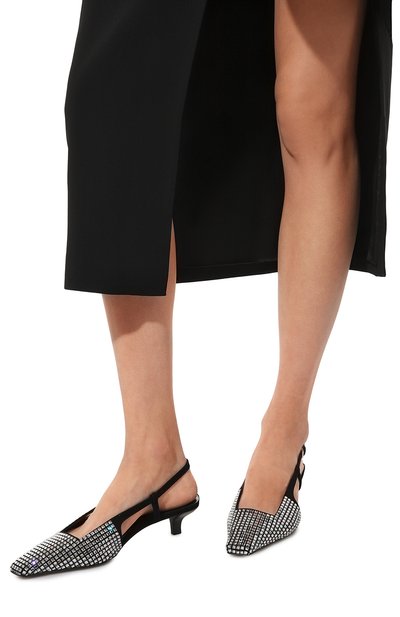 Кожаные туфли crystal GUCCI, арт. 679364 C2000, фото 3