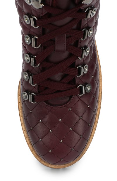 Кожаные ботинки LE SILLA бордового цвета по цене 104000 руб., арт. 7512M040M1MMCHI, фото 5 Кожаные ботинки LE SILLA, арт. 7512M040M1MMCHI, фото 5