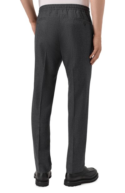 Шерстяные брюки CORNELIANI темно-серого цвета по цене 52050 руб., арт. 264L25-2618111, фото 4 Шерстяные брюки CORNELIANI, арт. 264L25-2618111, фото 4