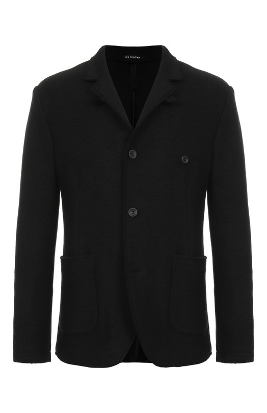 Шерстяной пиджак Hannes Roether J0P32PE.7066 Чёрный J0P32PE.7066