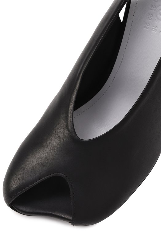 Кожаные туфли Anatomic MM6 S66WP0104/P5000 Чёрный  S66WP0104/P5000 Фото 7