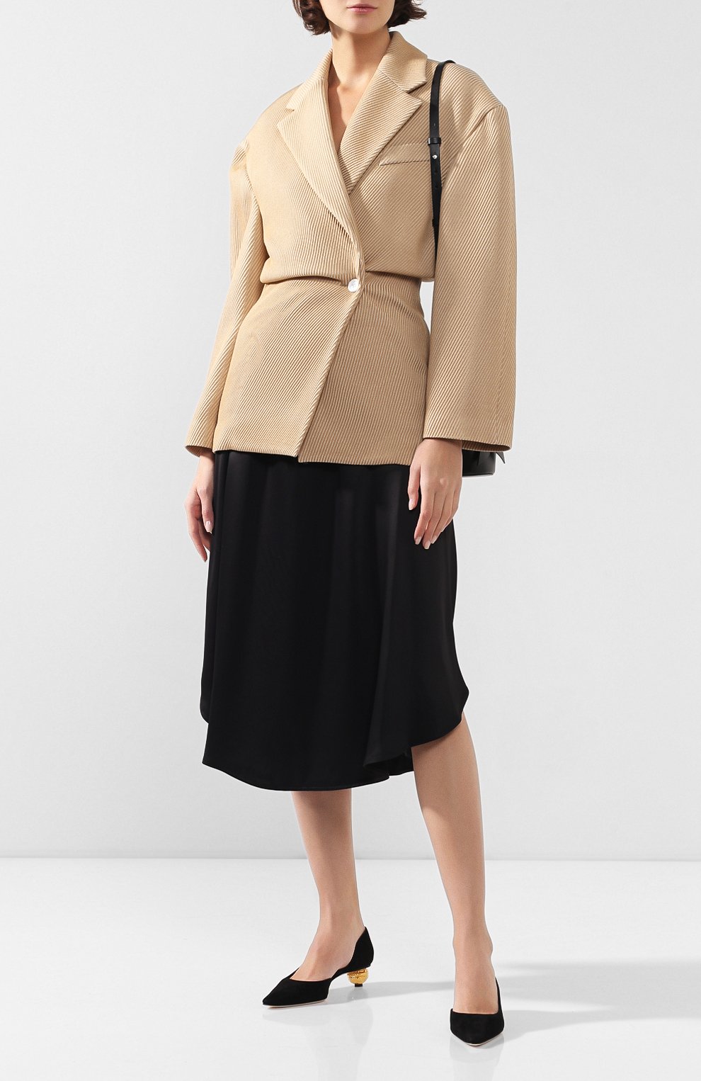 Шерстяной жакет ACNE STUDIOS бежевого цвета по цене 118500 руб., арт. A90195, фото 2 Шерстяной жакет ACNE STUDIOS, арт. A90195, фото 2