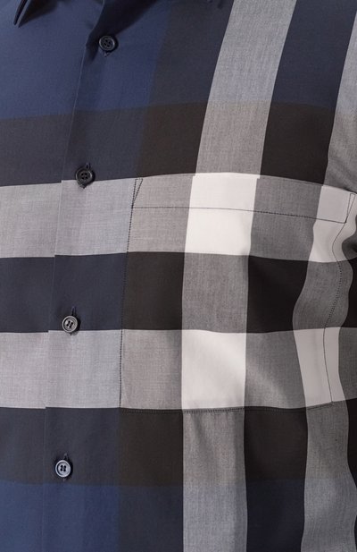 Хлопковая рубашка BURBERRY, арт. 8073216, фото 5