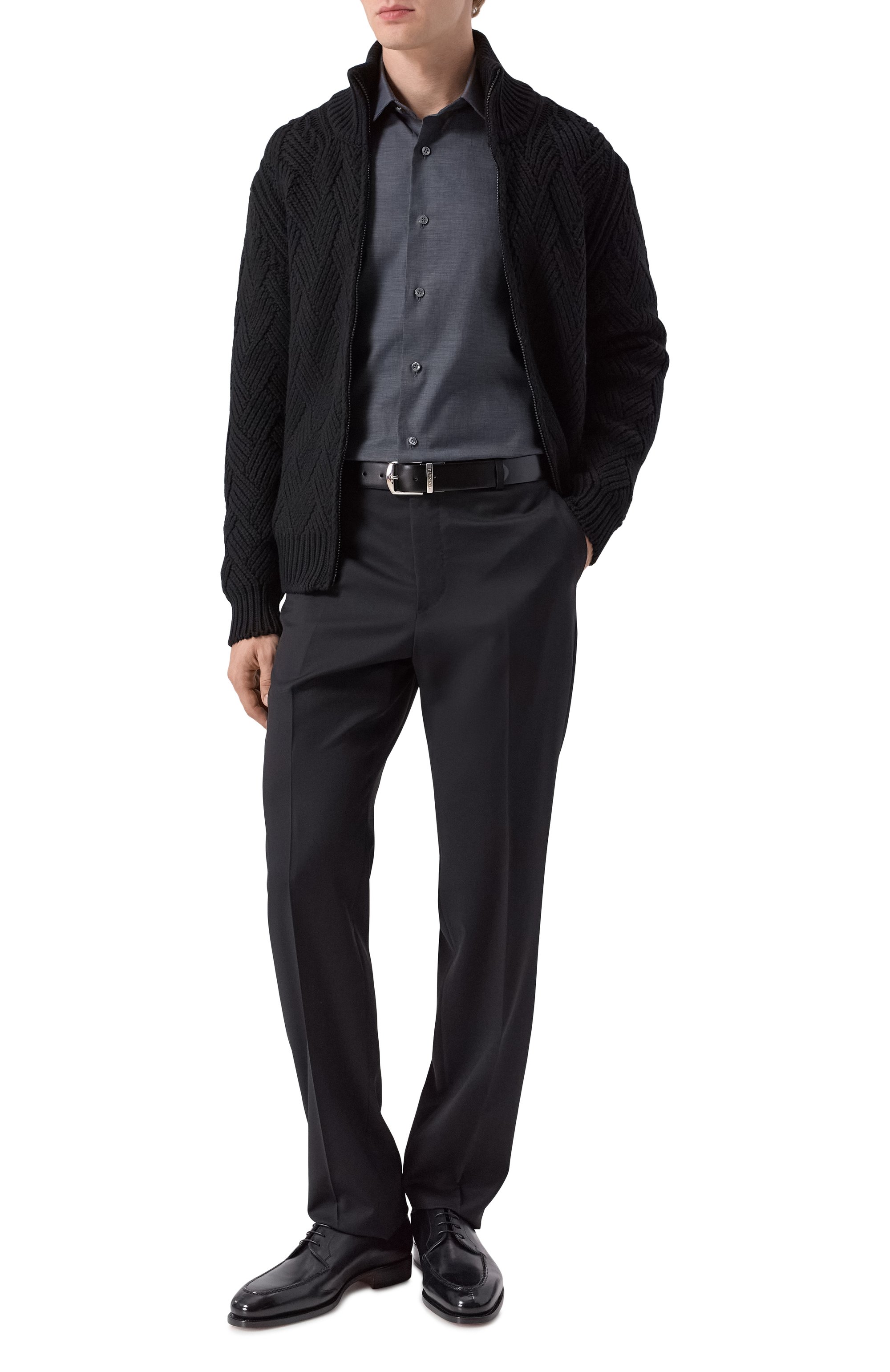 Хлопковая сорочка BRIONI, арт. RCB40L/0D04P, фото 2