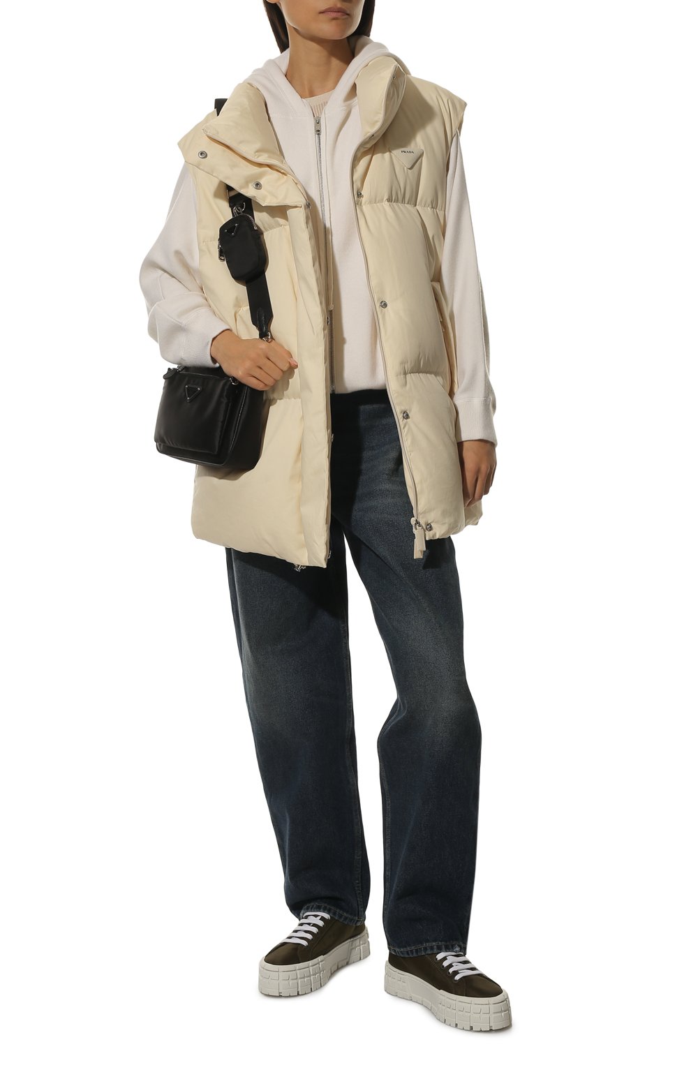 Пуховый жилет PRADA, арт. 291977-1ZB4-F0P3K-212, фото 2