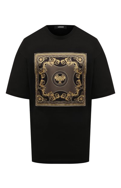Женская хлопковая футболка VERSACE, арт. 1016291/1A11595