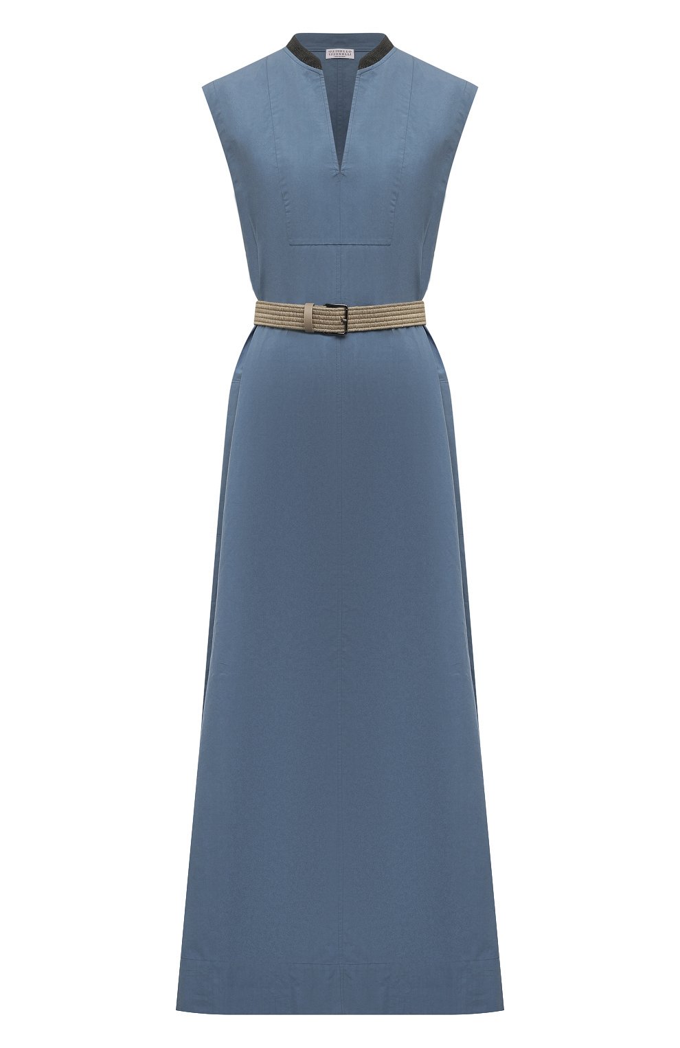 Хлопковое платье BRUNELLO CUCINELLI, ар�т. MP949ASG11, фото 1