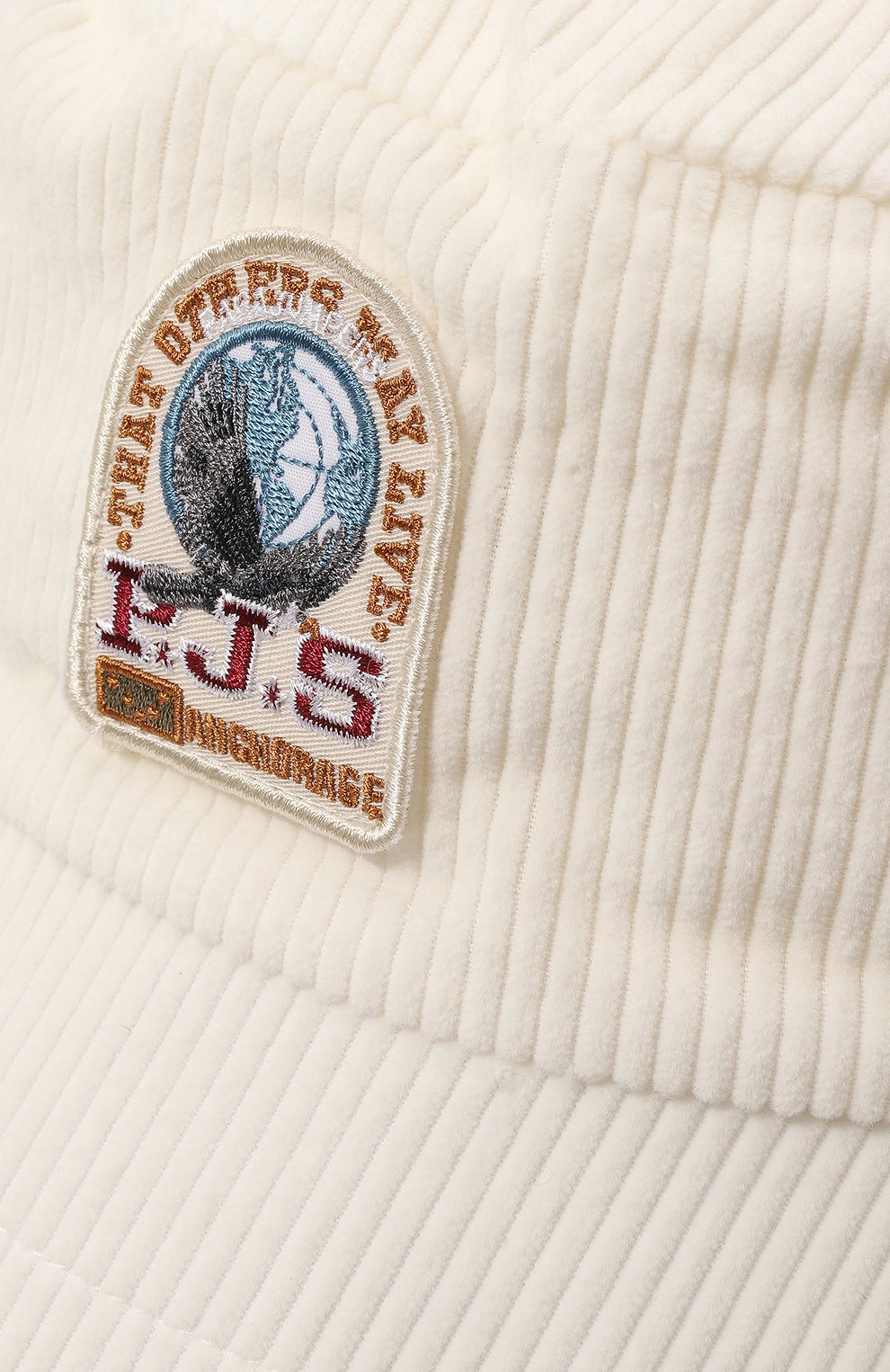 Вельветовая панама PARAJUMPERS кремового цвета по цене 10650 руб., арт. PAACHA25, фото 4 Вельветовая панама PARAJUMPERS, арт. PAACHA25, фото 4