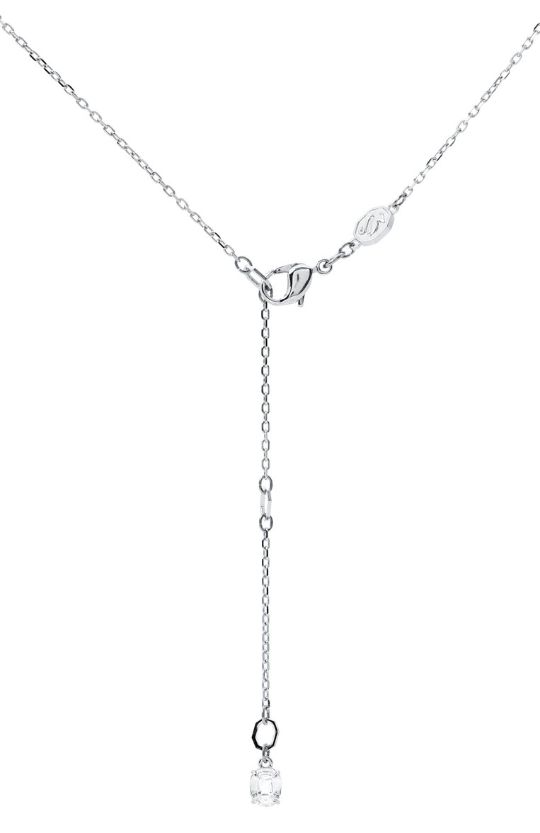 Женское колье mesmera SWAROVSKI серебряного цвета, арт. 5668276 | Фото 4 (Нос: Не проставлено; Материал: Металл, Кристаллы)