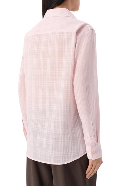 Хлопковая рубашка BURBERRY, арт. 8127757, фото 4