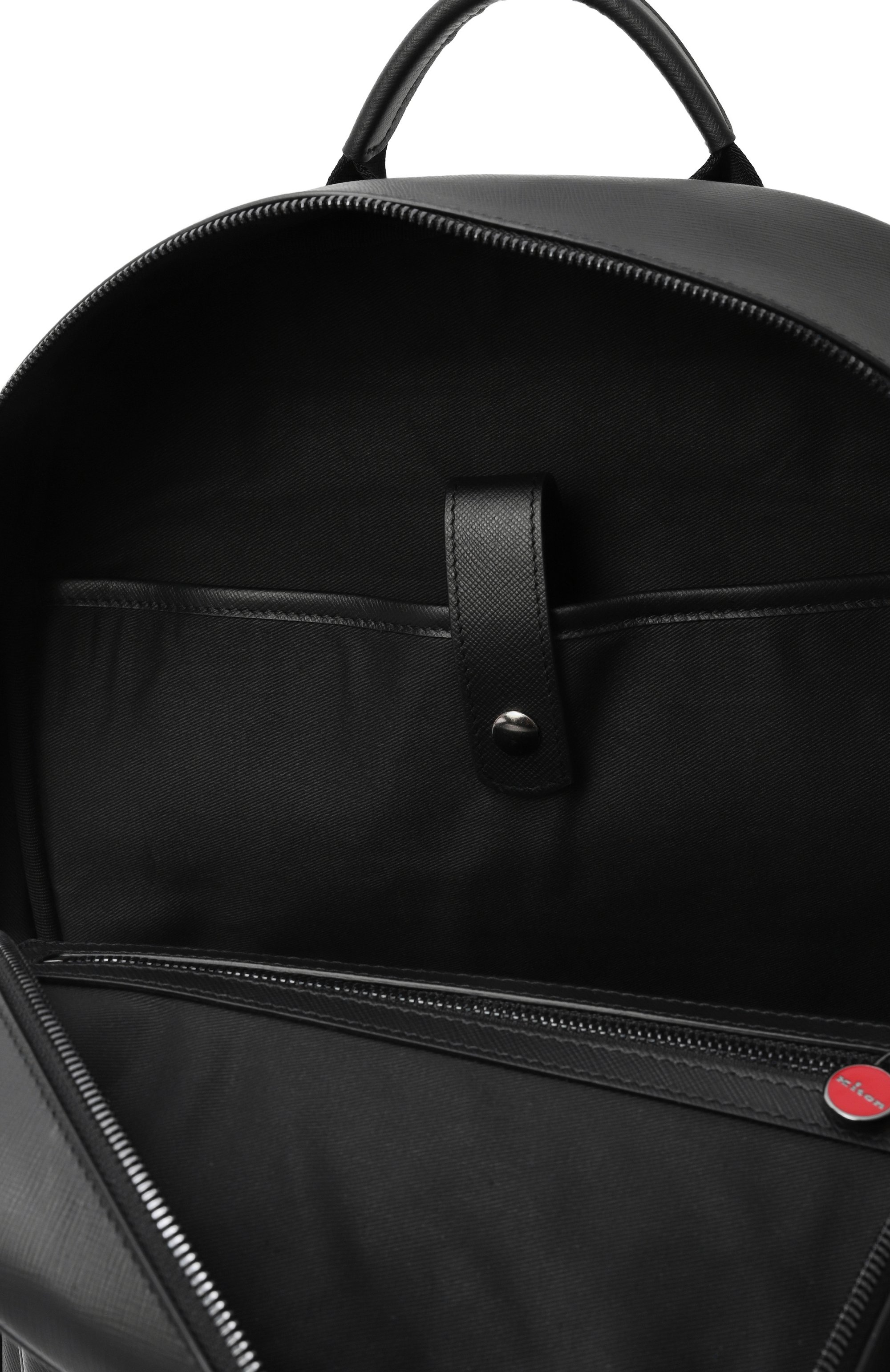 Кожаный рюкзак KITON черного цвета по цене 296000 руб., арт. UBA0145N0126901, фото 5 Кожаный рюкзак KITON, арт. UBA0145N0126901, фото 5