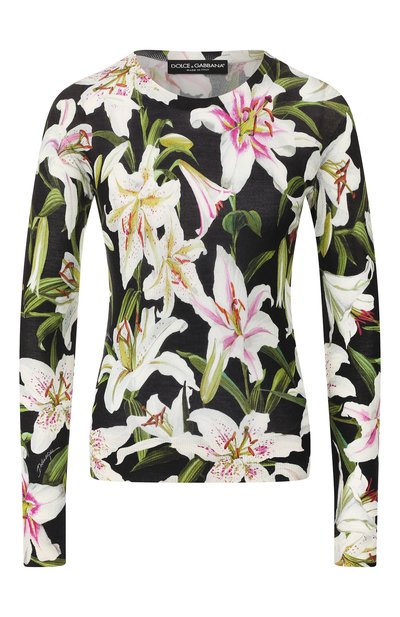 Женский шелковый пуловер DOLCE & GABBANA, арт. FX450T/JAHGC