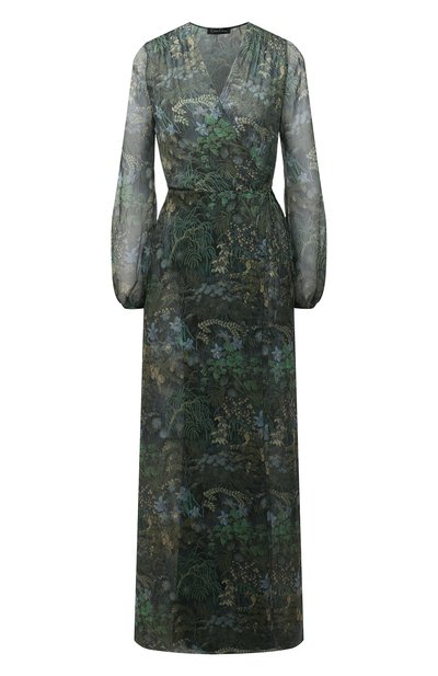 Женский шелковый халат CARINE GILSON, арт. 0I1733-C W21