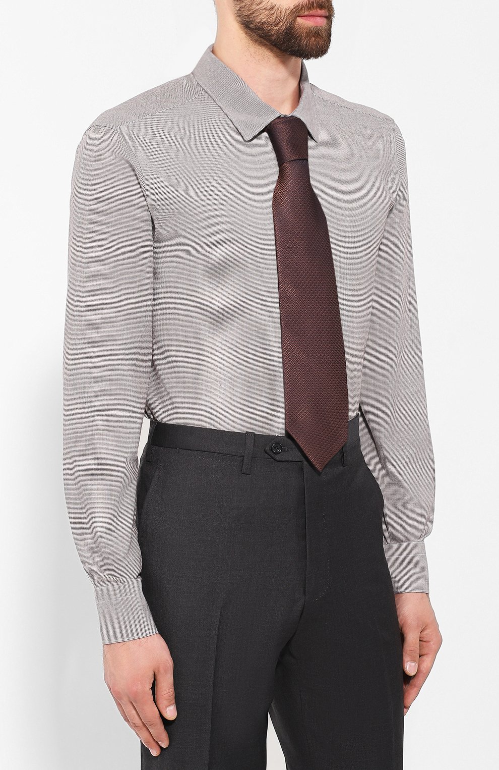 Хлопковая сорочка LORO PIANA, арт. FAI7807, фото 4