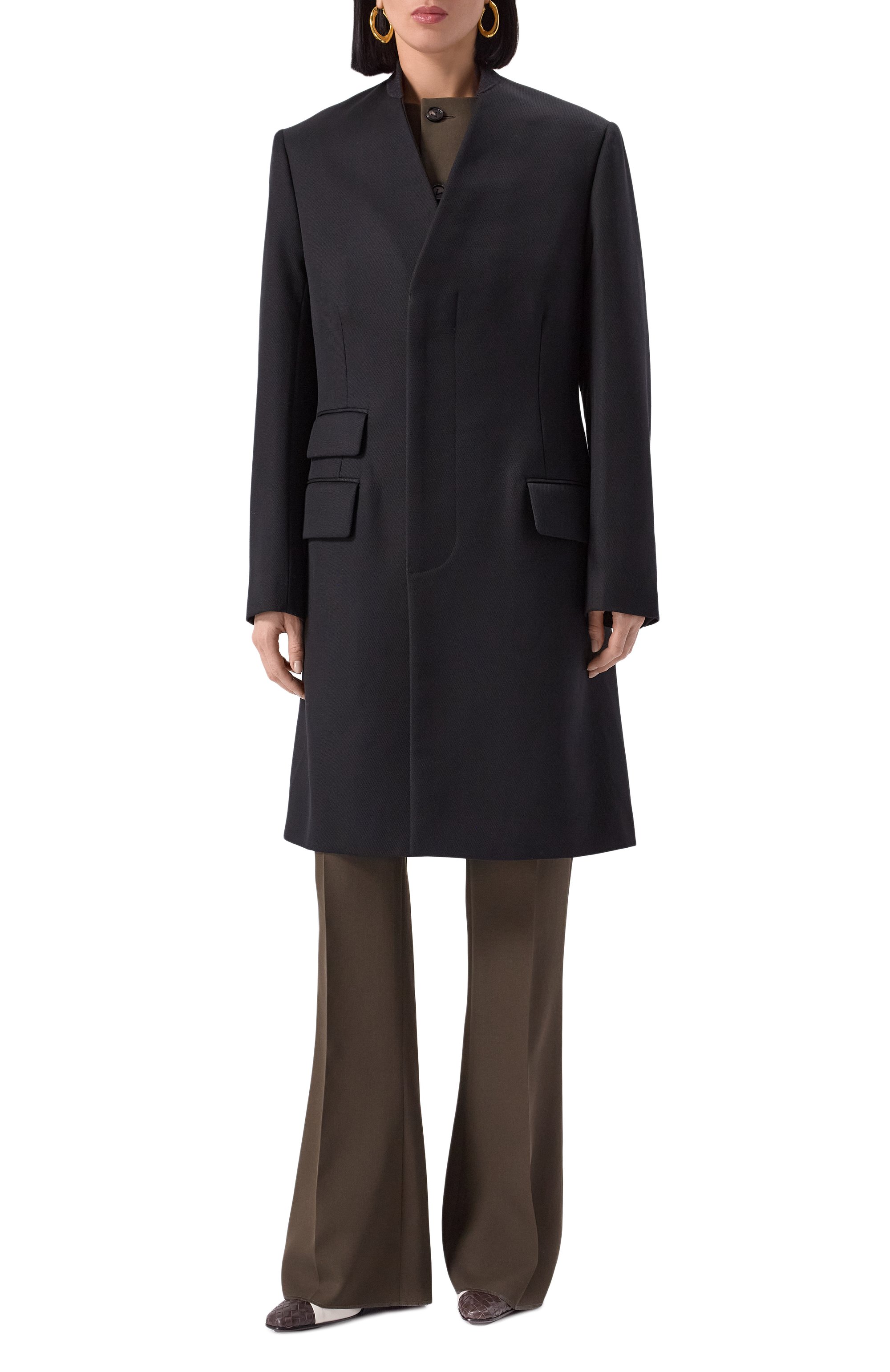 Шерстяное пальто MAISON MARGIELA, арт. SI1AA0001/S48109, фото 3