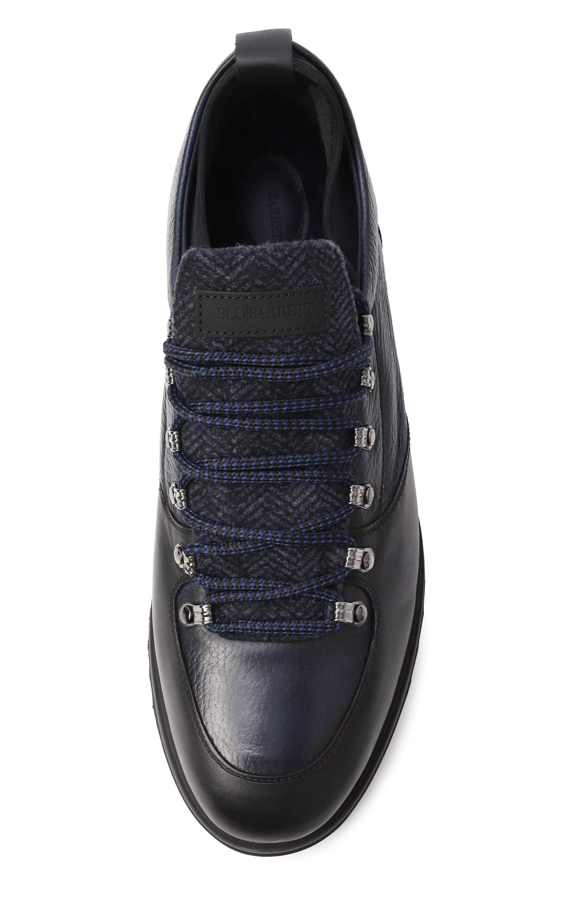 Кожаные кроссовки megeve BLU BARRETT, арт. MEGEVE-10970.7/C0RAL, фото 6