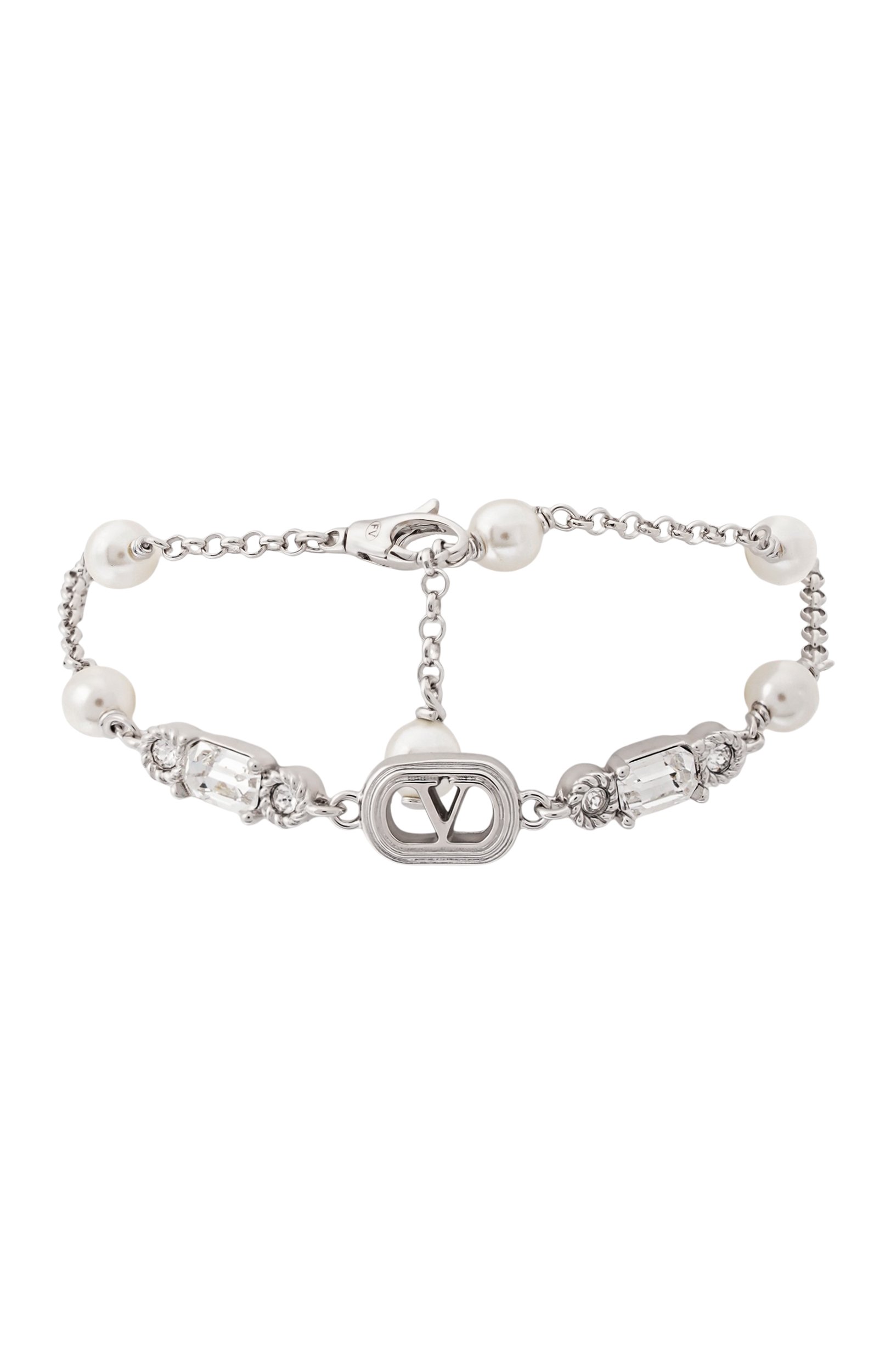 Браслет VALENTINO серебряного цвета по цене 59950 руб., арт. 9W2J0BH8/WKD, фото 1 Браслет VALENTINO, арт. 9W2J0BH8/WKD, фото 1