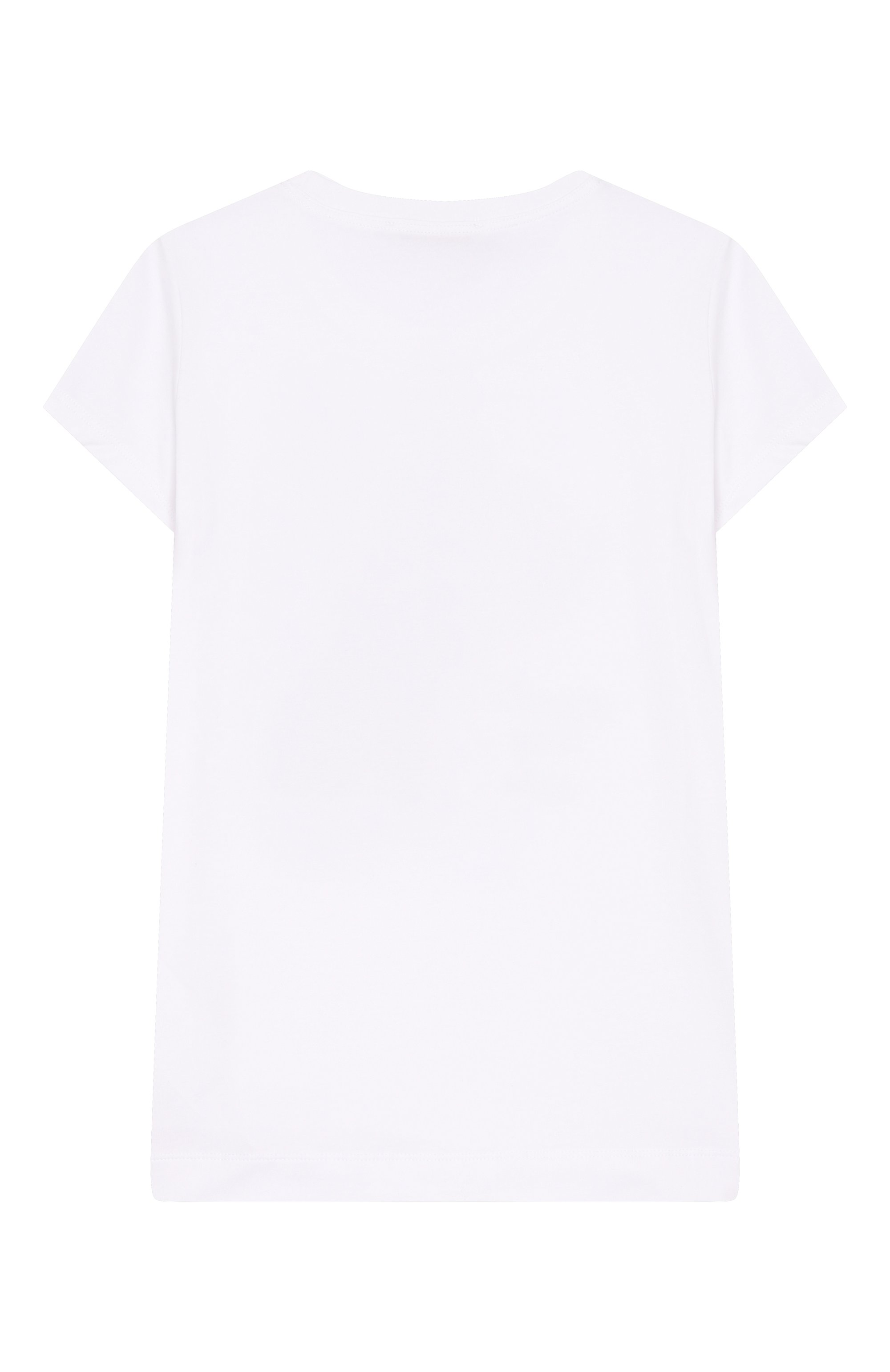 Хлопковая футболка MONNALISA, арт. 19G613, фото 2