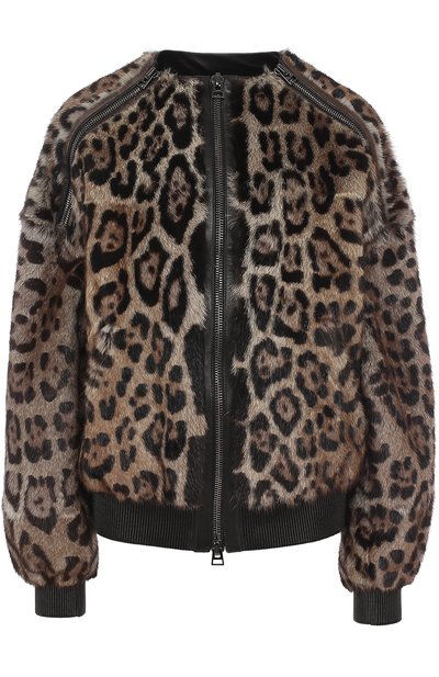 Женский бомбер на молнии из меха сурка TOM FORD, арт. CF0004-FUP009
