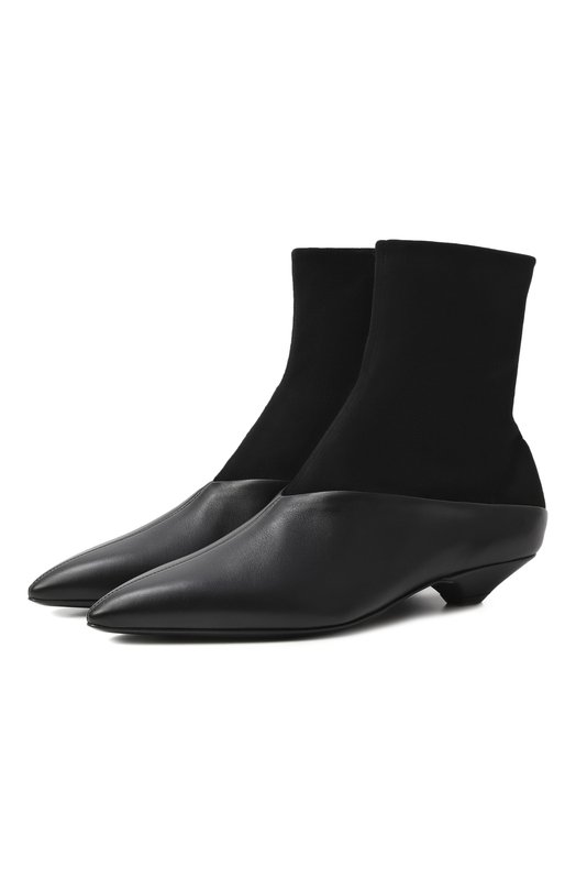 Кожаные ботильоны Beak 25 Sergio Rossi B11570/MFL360 Чёрный B11570/MFL360