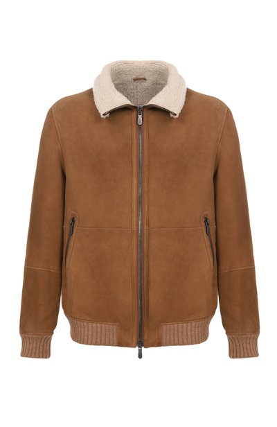 Мужская дубленка из овчины BRUNELLO CUCINELLI, арт. MPMCU1737