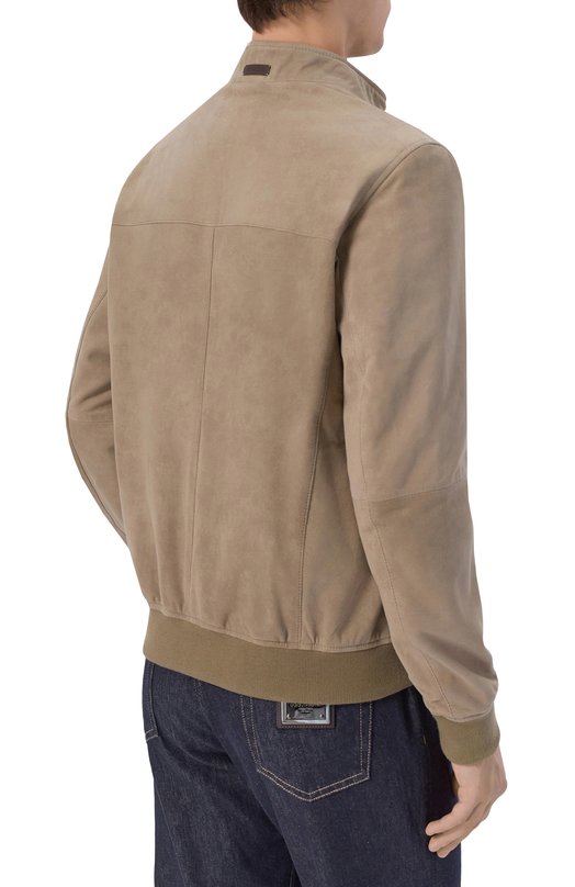 Двусторонний замшевый бомбер Gimo's 6S20.1.040.50R/112 Хаки  6S20.1.040.50R/112 Фото 4