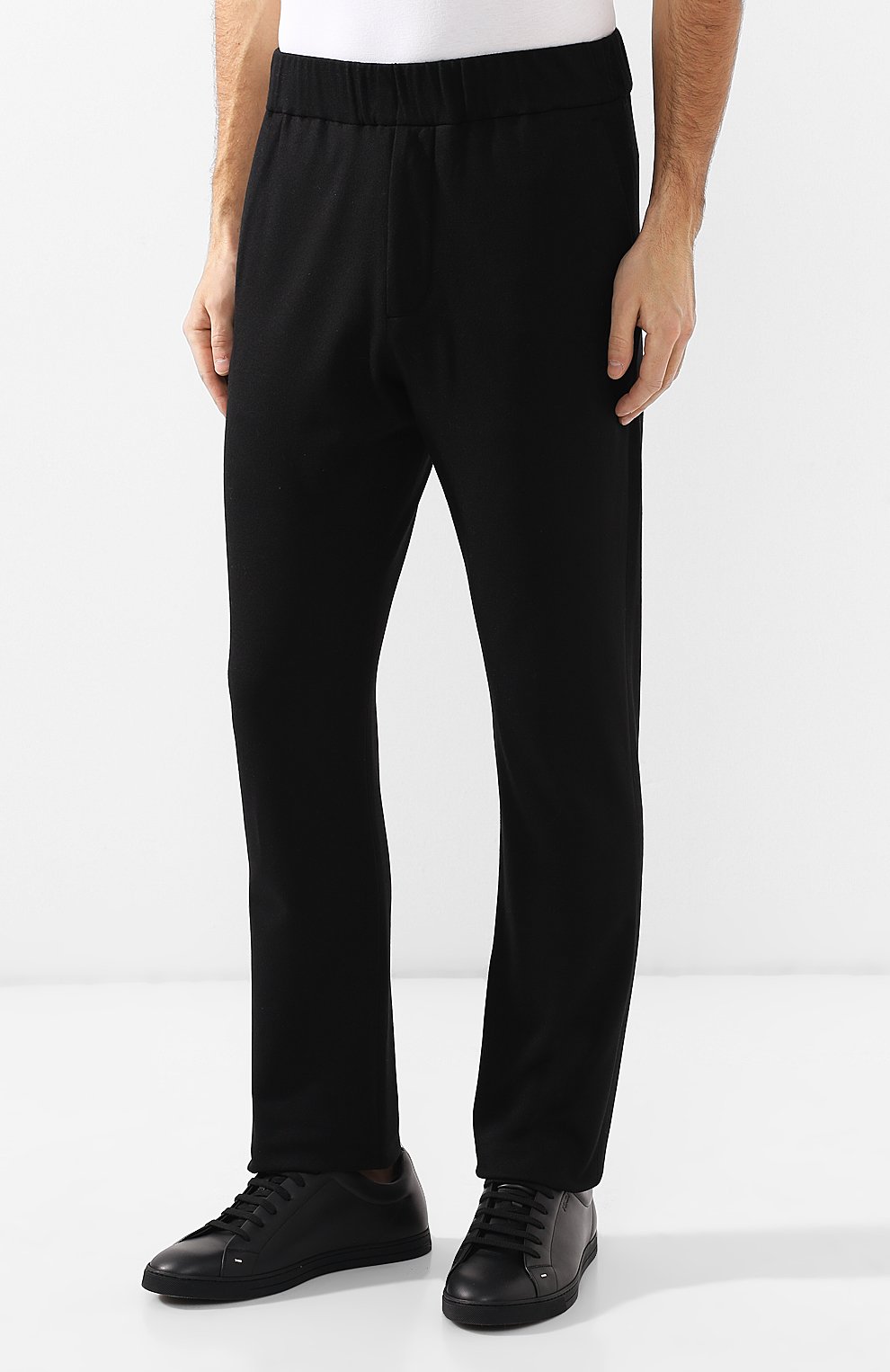 Кашемировые брюки прямого кроя с поясом на резинке BOTTEGA VENETA, арт. 511144/VELA0, фото 3