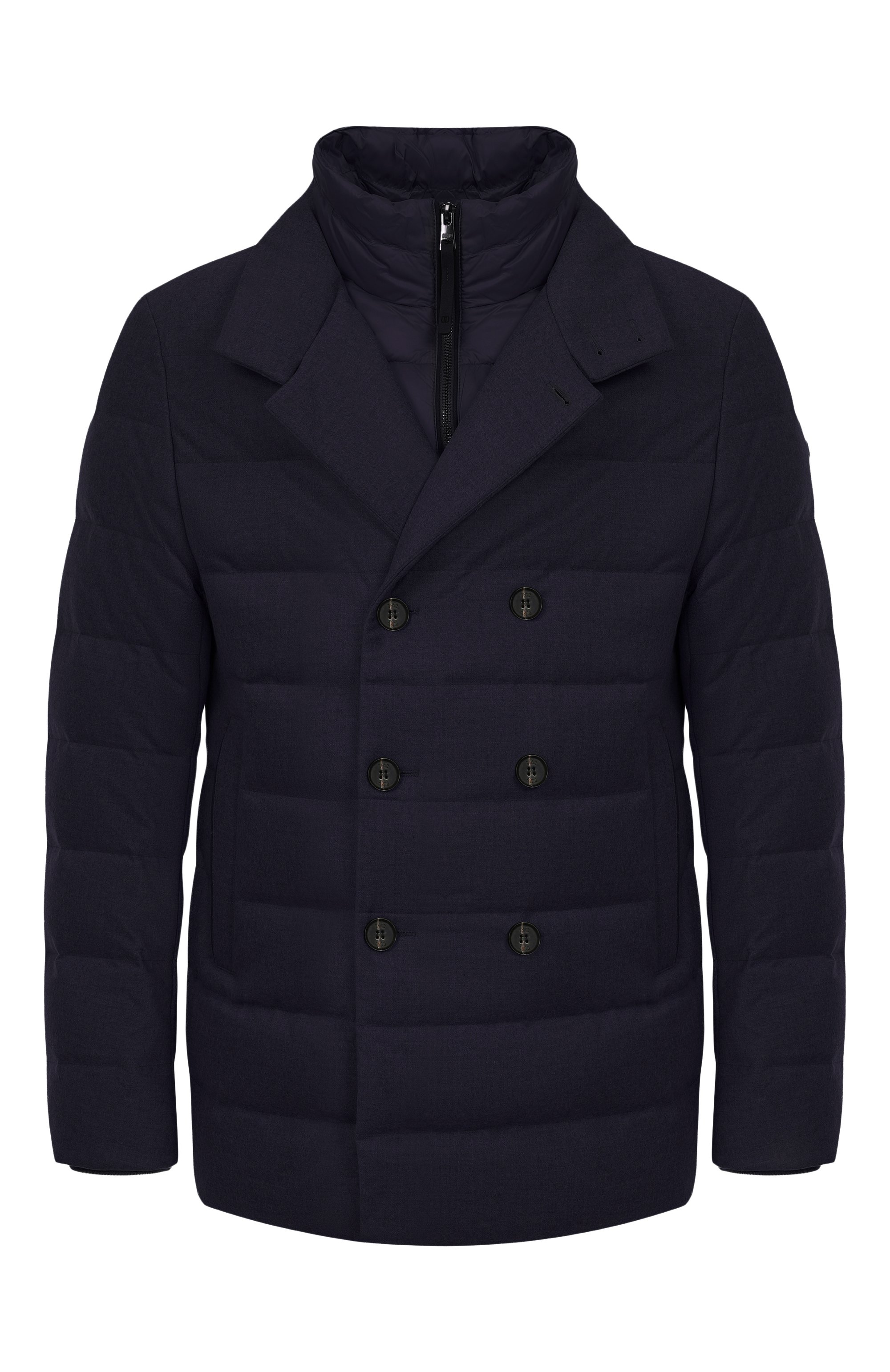 Пуховая куртка из шерсти и кашемира DUNO, арт. GREY/LEVIC0, фото 1