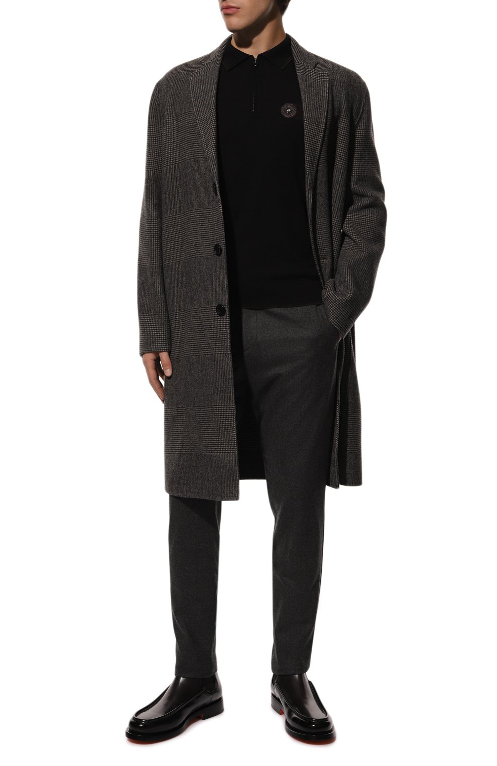 Поло с отделкой из кожи аллигатора STEFANO RICCI, арт. K606312AZ1/F22465, фото 2