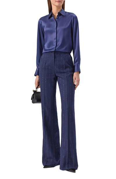 Брюки изо льна и шерсти KITON, арт. D60102K0940G02, фото 2