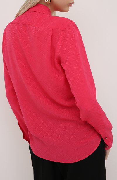 Шелковая рубашка GUCCI, арт. 622196/ZADWP, фото 4
