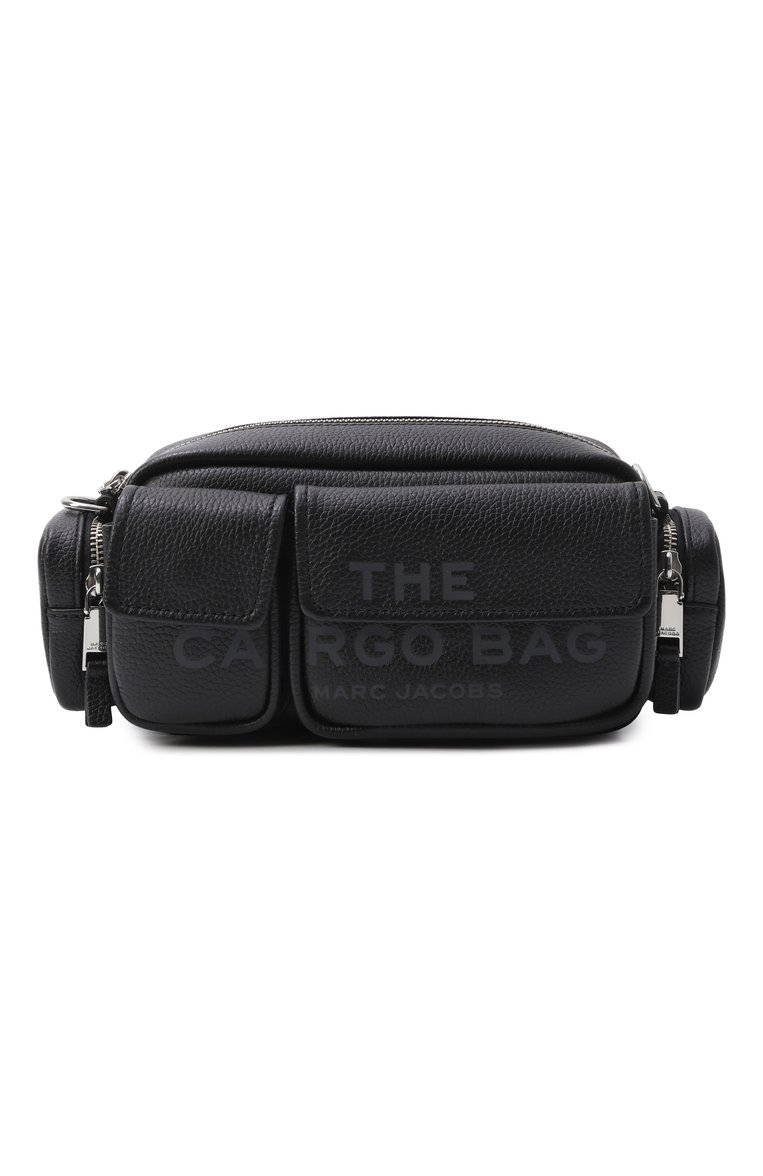 Женская сумка the cargo MARC JACOBS (THE) черного цвета, арт. 2S4HSH085H02 | Фото 1 (Размер: medium; Материал: Натуральная кожа; Ремень/цепочка: На ремешке; Автоматизация ТО: Проставлено; Автоматизация состава: Проставлено)