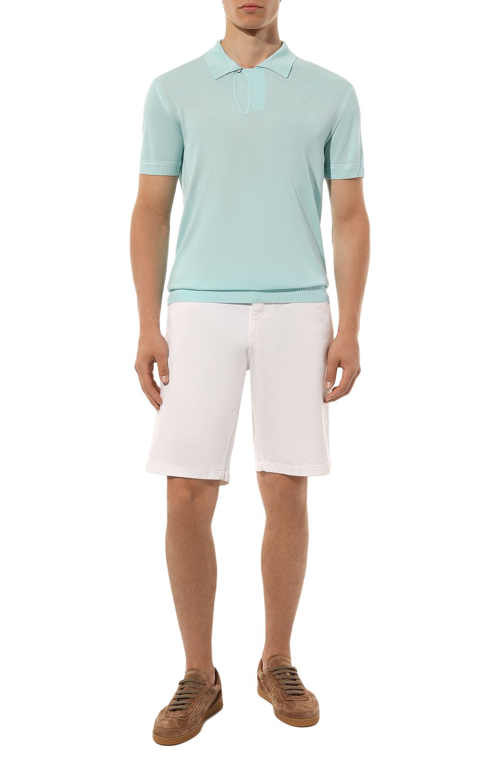 Поло из вискозы и шелка TOM FORD, арт. YMV004/KPS005, фото 2