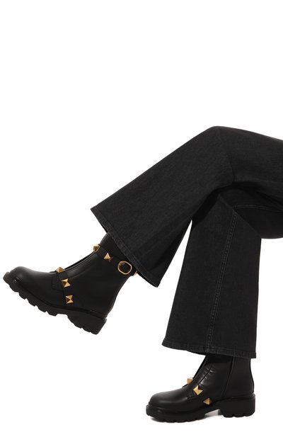 Кожаные ботинки roman stud VALENTINO, арт. 5W2S0CJ3/NKD, фото 3