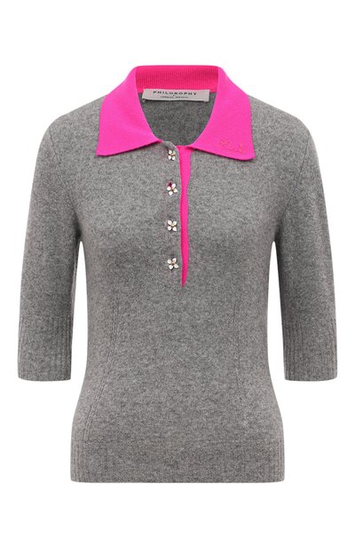 Женский поло из шерсти и кашемира PHILOSOPHY DI LORENZO SERAFINI, арт. V0928/0700