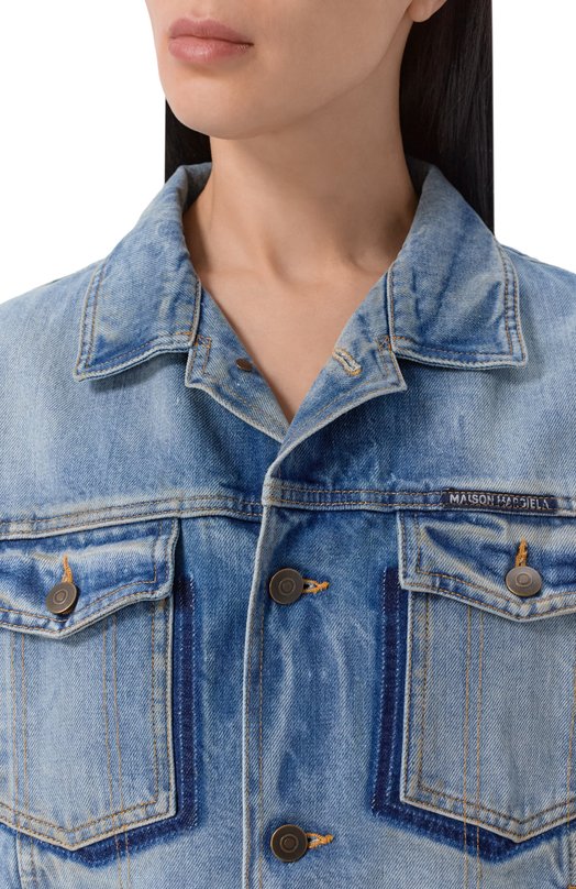 Джинсовая куртка Maison Margiela S51AM0517/S30561 Голубой  S51AM0517/S30561 Фото 5