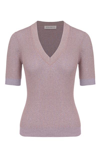 Пуловер из хлопка и шерсти NINA RICCI, арт. 26PMPU015/ML0600, фото 1